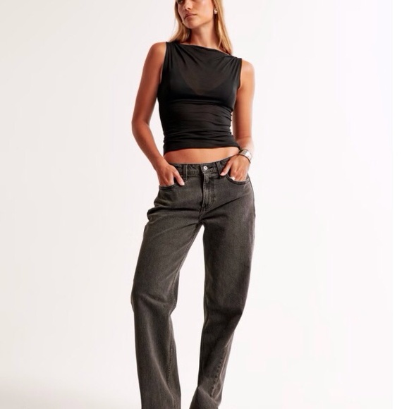 Abercrombie & Fitch Denim - Abercrombie & Fitch The Baggy Low Rise